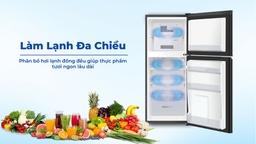 Tủ lạnh Aqua AQR-T160FA(BS) Inverter 143 Lít Nhỏ gọn, làm lạnh hiệu quả, phù hợp gia đình nhỏ
