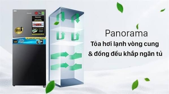 Tủ Lạnh Panasonic NR-TV341VGMV Inverter 306 Lít Thiết Kế Hiện Đại, Tiết Kiệm Điện
