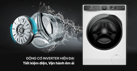 Động cơ Eco Inverter có thực sự giúp máy giặt Electrolux 10kg EWF1023P5WC tiết kiệm điện