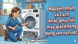 Nguyên nhân máy giặt Samsung cửa trên WA80F15B6BSV không xả nước và cách khắc phục