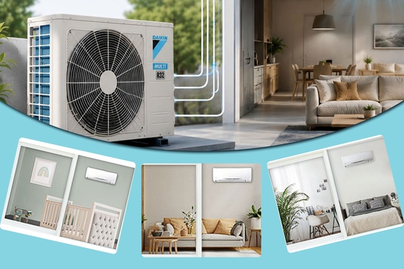 Dàn nóng điều hòa multi Daikin MKC50RVMV có ghép được với dàn lạnh âm trần không?