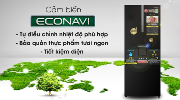 Tủ lạnh Panasonic NR-BX471WGKV Inverter 420 lít thiết kế sang trọng, bảo quản thực phẩm tối ưu