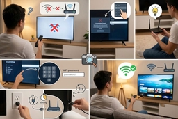 Cách xử lý lỗi tivi không kết nối được Wifi tại nhà mà không cần gọi thợ