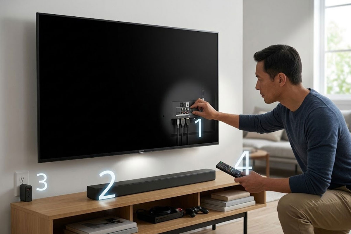 Tivi Sony bị mất tiếng hoàn toàn: Kiểm tra ngay 4 vị trí này trước khi gọi thợ
