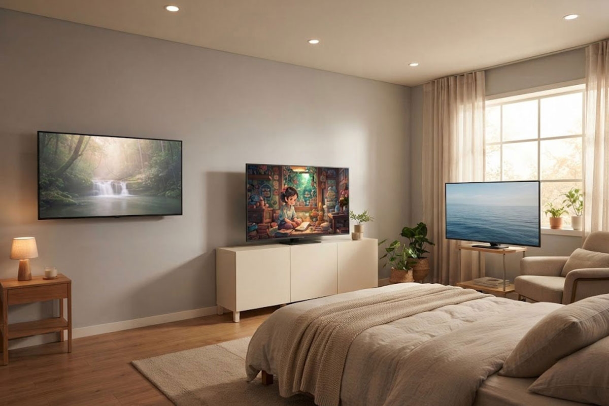 Muốn mua tivi cho phòng ngủ, xem ngay tivi 43 inch nhỏ gọn này