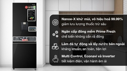 Tủ lạnh Panasonic NR-BV331GPKV Inverter 300 lít thiết kế hiện đại, bảo quản thực phẩm tiện lợi