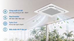 Những chiếc điều hòa âm trần giá rẻ thích hợp lắp đặt tại phòng khách