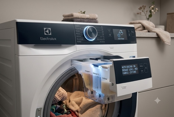 Máy sấy quần áo Electrolux bơm nhiệt EDH803J5WCR thiết bị thông minh cho mọi gia đình
