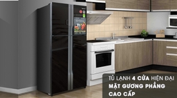 Tủ lạnh Panasonic NR-DZ601VGKV inverter 550 lít thiết kế 4 cánh sang trọng, làm lạnh nhanh