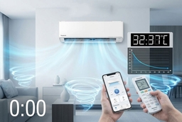 Test hiệu năng điều hòa Panasonic CS-U18BKH-8: Bật iAuto-X mất bao lâu để phòng làm mát sâu?