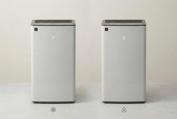 Điểm khác biệt giữa hai model máy hút ẩm Sharp DW-T30FV-W và DW-T30HV-W là gì?