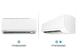 So sánh điều hòa Daikin FTHB35ZVMV 1 chiều sưởi nhẹ và FTHF35XVMV 2 chiều