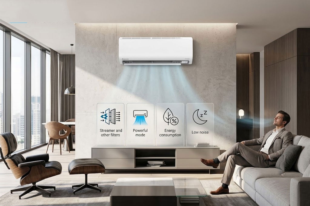 Lý do gì mà điều hòa Daikin FTKF71ZVMV trở thành model 24000btu bán chạy nhất ở phân khúc cao cấp?