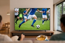 Xem bóng đá, thể thao trên tivi Sony 75 inch K-75XR50: Mượt mà đến từng chuyển động