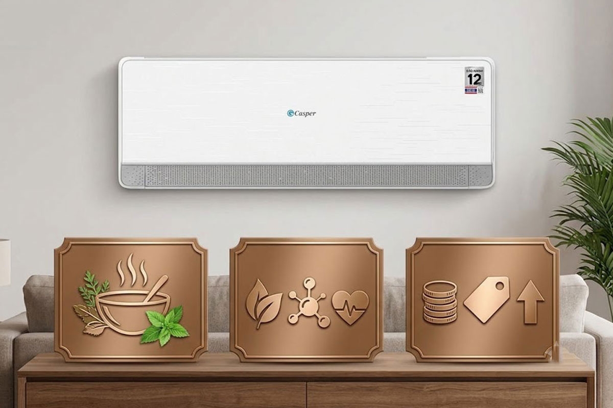 Điều hòa Casper QC-12IU36A: Định nghĩa khái niệm ngon – bổ – rẻ trong phân khúc 12000btu