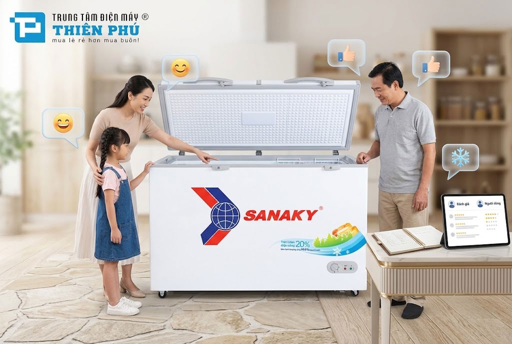 Tủ đông Sanaky VH-2599A1 có tốt không? Đánh giá từ người dùng thực tế