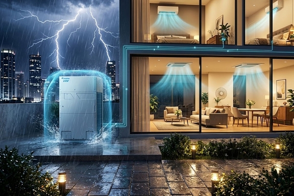 Dàn nóng điều hòa trung tâm Daikin RXQ10BYM có thực sự tiết kiệm điện như lời đồn?