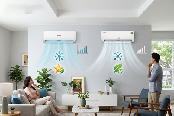So sánh điều hòa Casper và Funiki: Loại nào làm lạnh tốt và tiết kiệm điện hơn?
