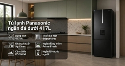 Tủ lạnh Panasonic NR-BX471GPKV Inverter 417 lít đông mềm tiện lợi, tiết kiệm điện hiệu quả
