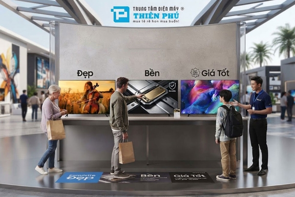 Top 3 tivi Samsung đáng mua nhất 2026 với tiêu chí Đẹp – Bền – Giá Tốt