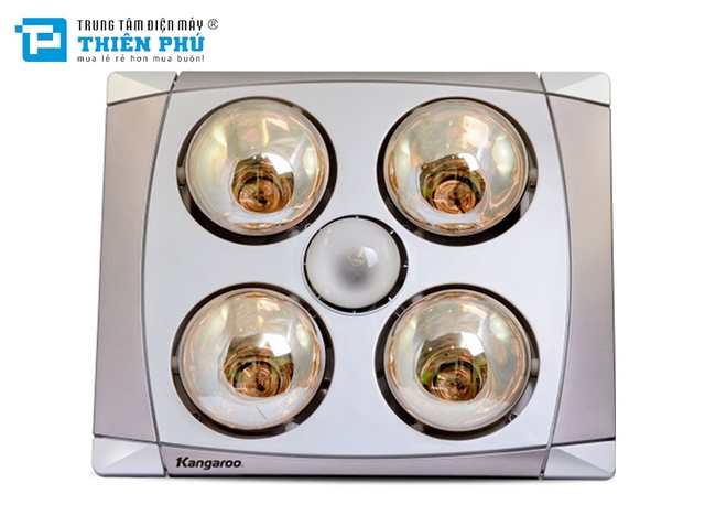 Đèn Sưởi Nhà Tắm Kangaroo Âm Trần 4 Bóng KG257