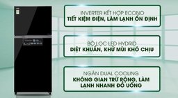 Khác biệt lớn ở tủ lạnh Hitachi R-BG410PGV6 và Toshiba GR-AG46VPDZ(XK1) là gì?