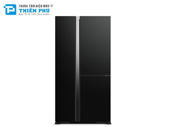 Tủ Lạnh Hitachi Side By Side Inverter 590 Lít R-M800PGV0(GBK) 3 Cánh