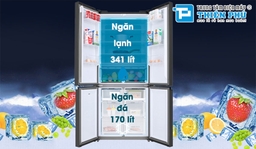 Ưu điểm và nhược điểm của chiếc tủ lạnh Toshiba GR-RF610WE-PGV(22)-XK 511 lít