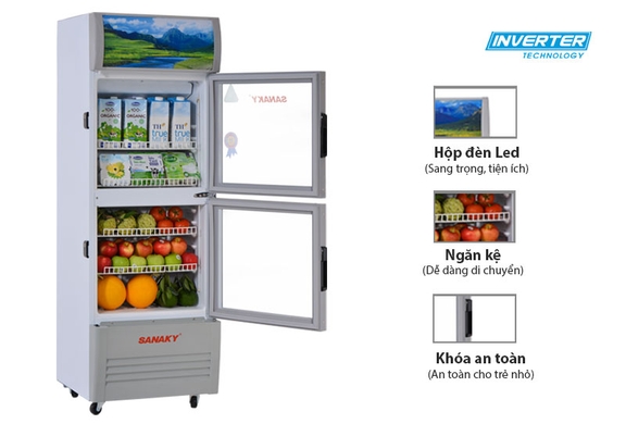 Khám phá các đặc điểm nổi bật của tủ mát Sanaky VH-308W3, có nên mua không?