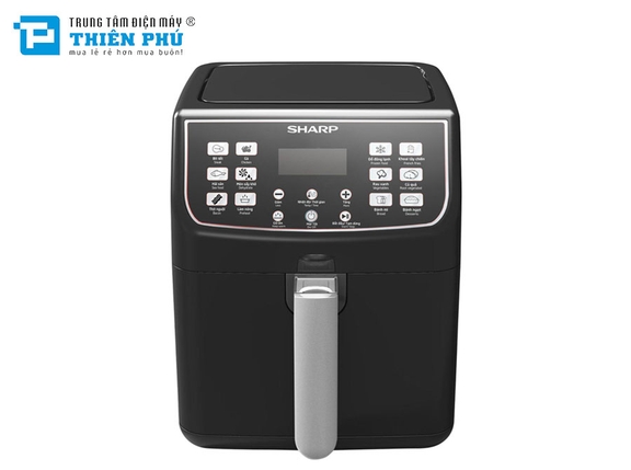 Nồi Chiên Không Dầu Sharp KF-AF55EV-BK 5.5 Lít