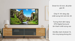 Review 3 mẫu tivi Sony 43 inch được yêu thích nhất trong năm 2021