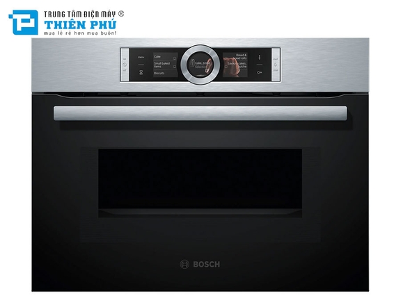 Lò Vi Sóng Có Nướng Bosch 45 Lít CMG636BS1 Serie 8