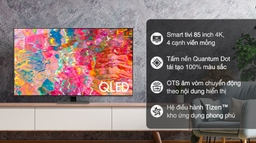 Đánh giá chi tiết về công nghệ hình ảnh, âm thanh của tivi Samsung QLED 85 inch QA85Q70BAKXXV