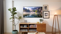 So sánh hai dòng smart tivi samsung QA55S95BAKXXV cao cấp và UA50AU7700KXXV giá rẻ