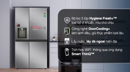 5 ưu điểm nổi bật của tủ lạnh LG inverter GR-D257JS 2 cánh
