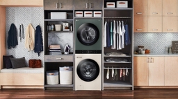 Tháp giặt sấy LG WashTower WT2116SHEG – Thiết kế hiện đại, tích hợp giặt và sấy trong một thiết bị