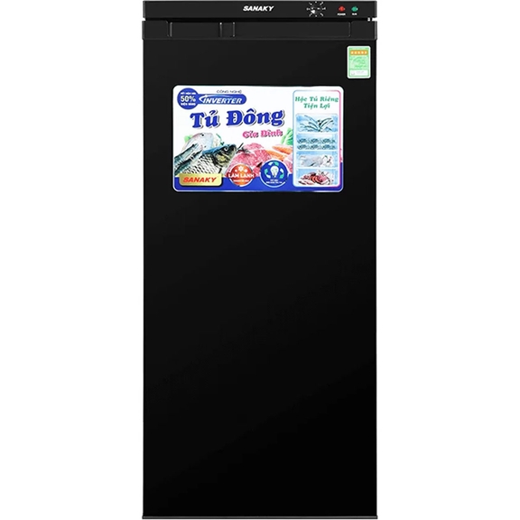 Tủ đông đứng Sanaky Inverter VH-180VD3, lựa chọn tối ưu cho việc bảo quản thực phẩm của gia đình