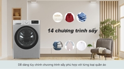 Những tính năng hữu hiệu của máy sấy quần áo LG 10.5kg DVHP50P