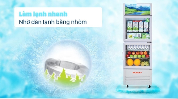Tủ mát Sanaky VH-408WL mang lại những giá trị gì cho người sử dụng?