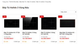 Bếp từ 3 bếp Hafele tại Thiên phú – Ngập tràn ưu đãi, thoải mái chốt đơn
