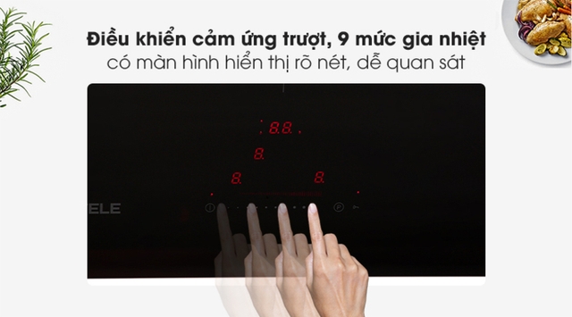 Review chi tiết về bếp từ Hafele HC-I773D 3 vùng nấu