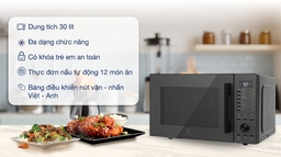 Lò vi sóng Electrolux EMG30D22BM có nướng của nước nào?