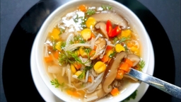 Nấu súp gà nấm nhanh chóng chỉ trong 20 phút với bếp từ Bosch PID775DC1E