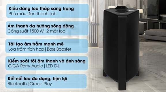 Đánh giá loa tháp Samsung MX-T70/XV: Có phải sự lựa chọn tốt trong tầm giá?