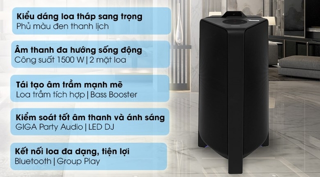 Đánh giá loa tháp Samsung MX-T70/XV: Có phải sự lựa chọn tốt trong tầm giá?