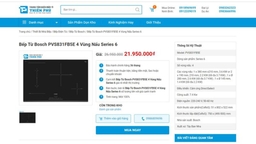 Bếp từ Bosch PXX975DC1E giảm gần nửa giá – Rẻ chưa từng có