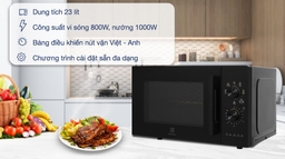 So sánh nên chọn mua lò vi sóng Panasonic NN-GT35NBYUE hay Electrolux EMG23K22B
