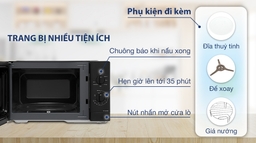 Đánh giá lò vi sóng Panasonic NN-GM34NBYUE giá 2tr590k