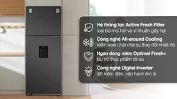 Tủ lạnh Samsung 2 cánh RT42CG6584B1/SV mang đến nhiều tiện ích thiết thực
