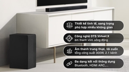 Thăng hoa cảm xúc âm nhạc với âm thanh tuyệt vời của bộ loa thanh LG SN4